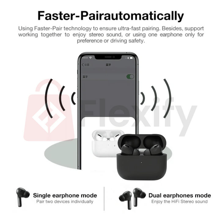 Apple AirPods Pro 2nd Gen Ultimate Edition Premium Quality with Amazing Sound Quality & Long Battery Life. - Flexify.pk