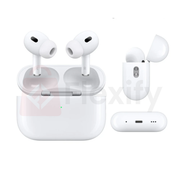 Apple AirPods Pro 2nd Gen Ultimate Edition Premium Quality with Active Noise Cancellation & Long Battery Life. - Flexify.pk